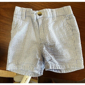 Janie and Jack Seersucker Shorts Size 12/18m- Excellent Condition